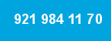 921 984 11 70 921 984 11 70